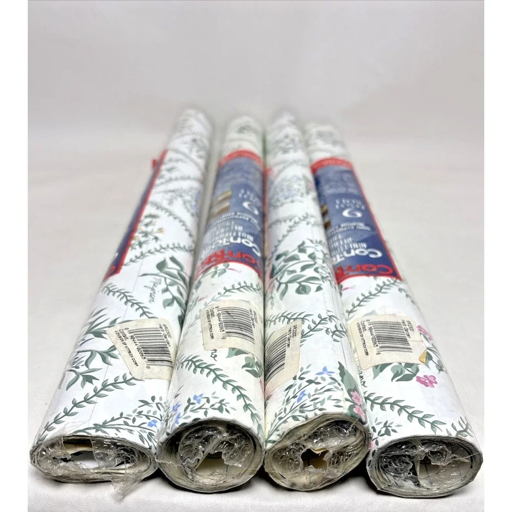 Vintage 90's Rubbermaid Con-Tact Herb Garden Pattern Contact Paper NEW Cottage